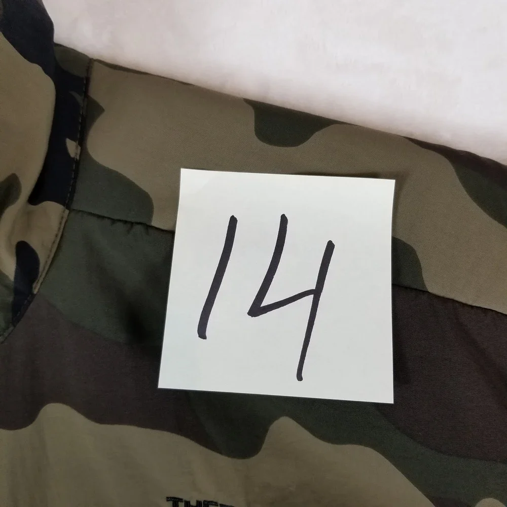 The North Face Denali Fleece Jacket Mens XXL Black Camo Full Zip Gorpcore Coat